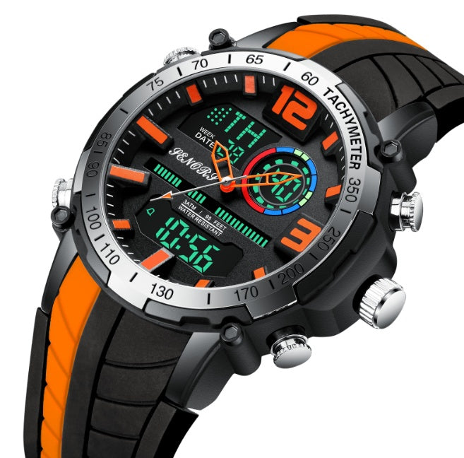 Dual display sports watch