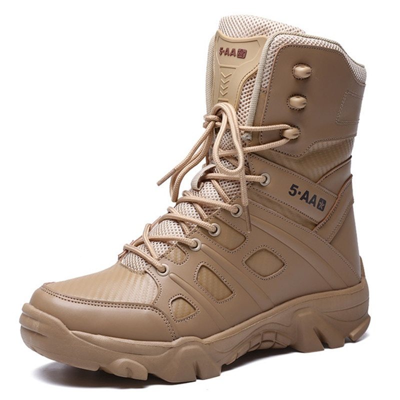 High-top outdoor hiking shoes