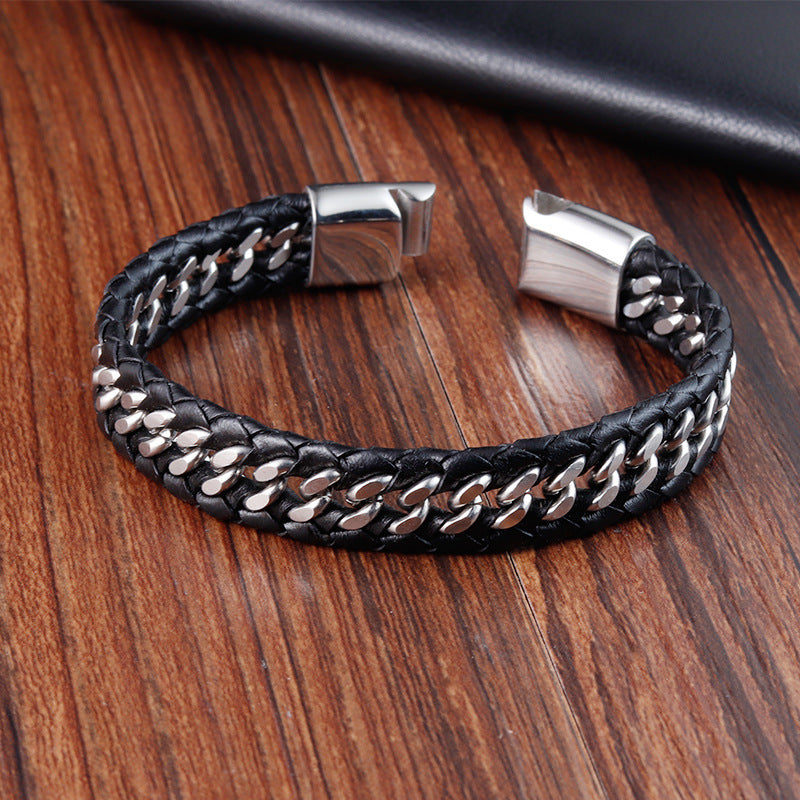 BraceletPersonalized Fashion Bracelet Titanium Steel Geometry