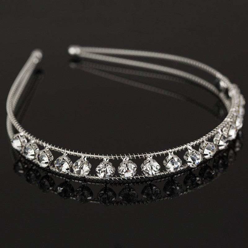 Sweet temperament diamond headband