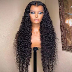 Front Lace Wig Women's Chemical Fiber Long Curly Hair