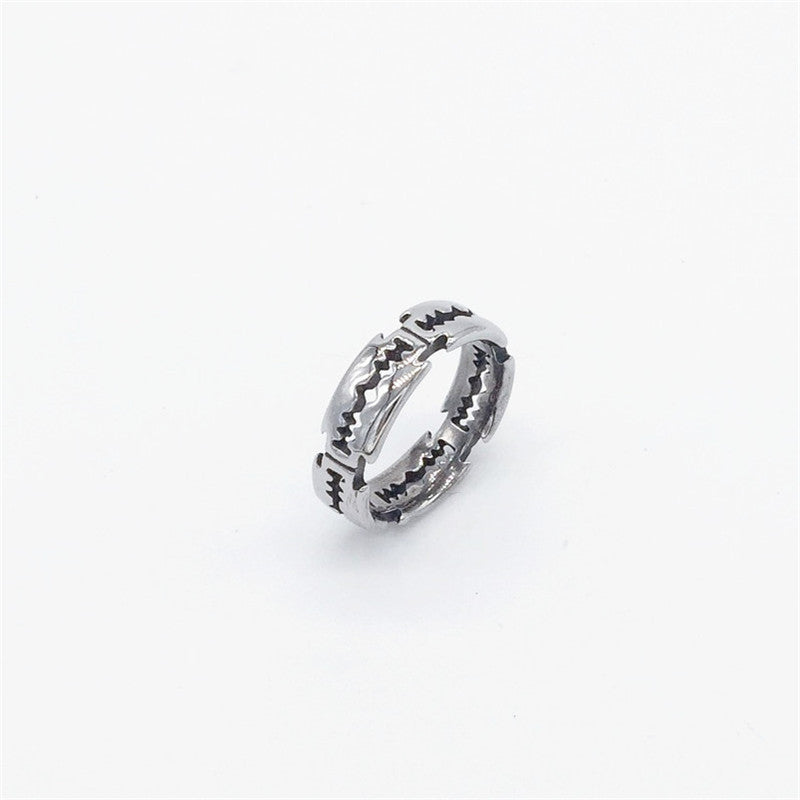 Men's titanium steel ring ring