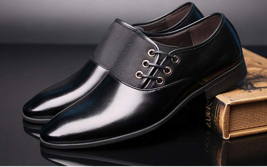 spring men's leather shoes business dress men's shoes leather shoes single shoes Amazon AliExpress foreign trade original