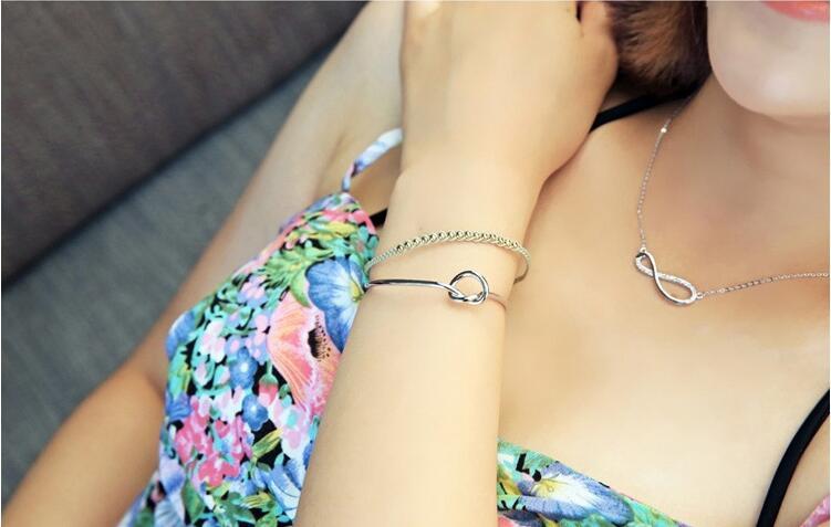 Fashion Creative Simple Love Knot Bracelet