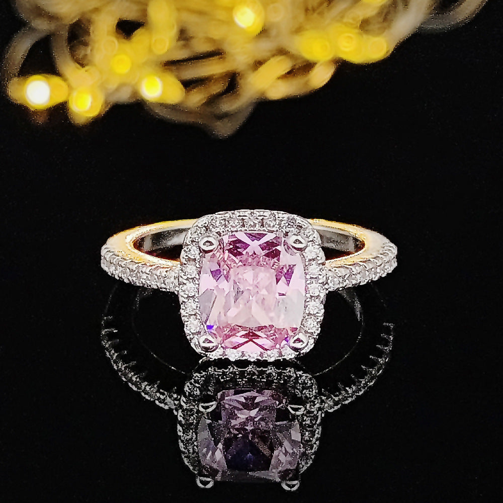 Plain High-quality Color Combination Ring