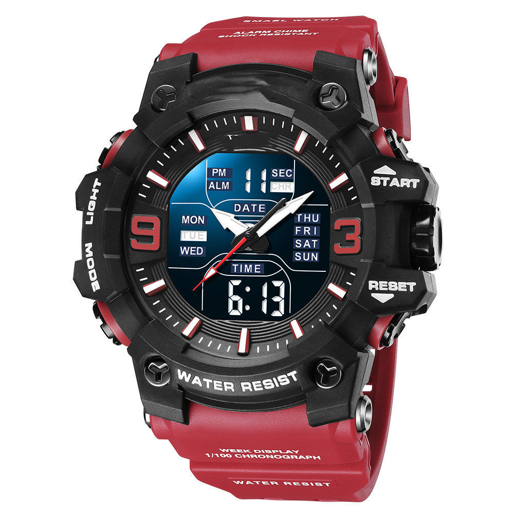 Men's Sports Waterproof Multifunctional Electronic Watch