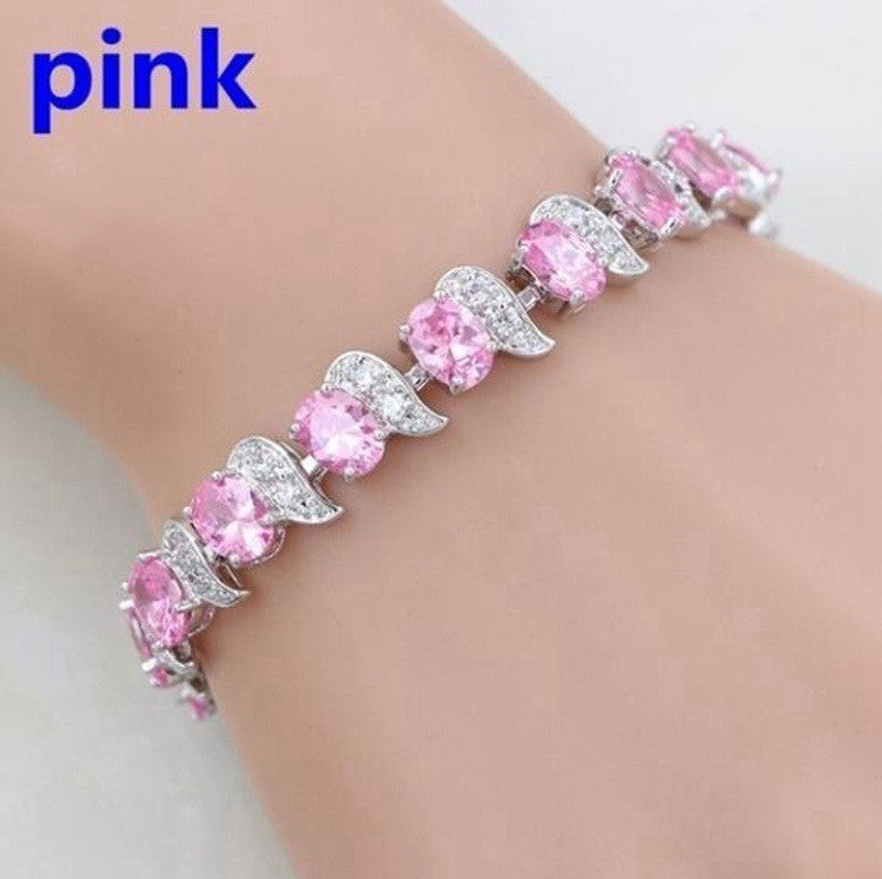 Meniscus Color Jewelry Zircon Seven Color Bracelet