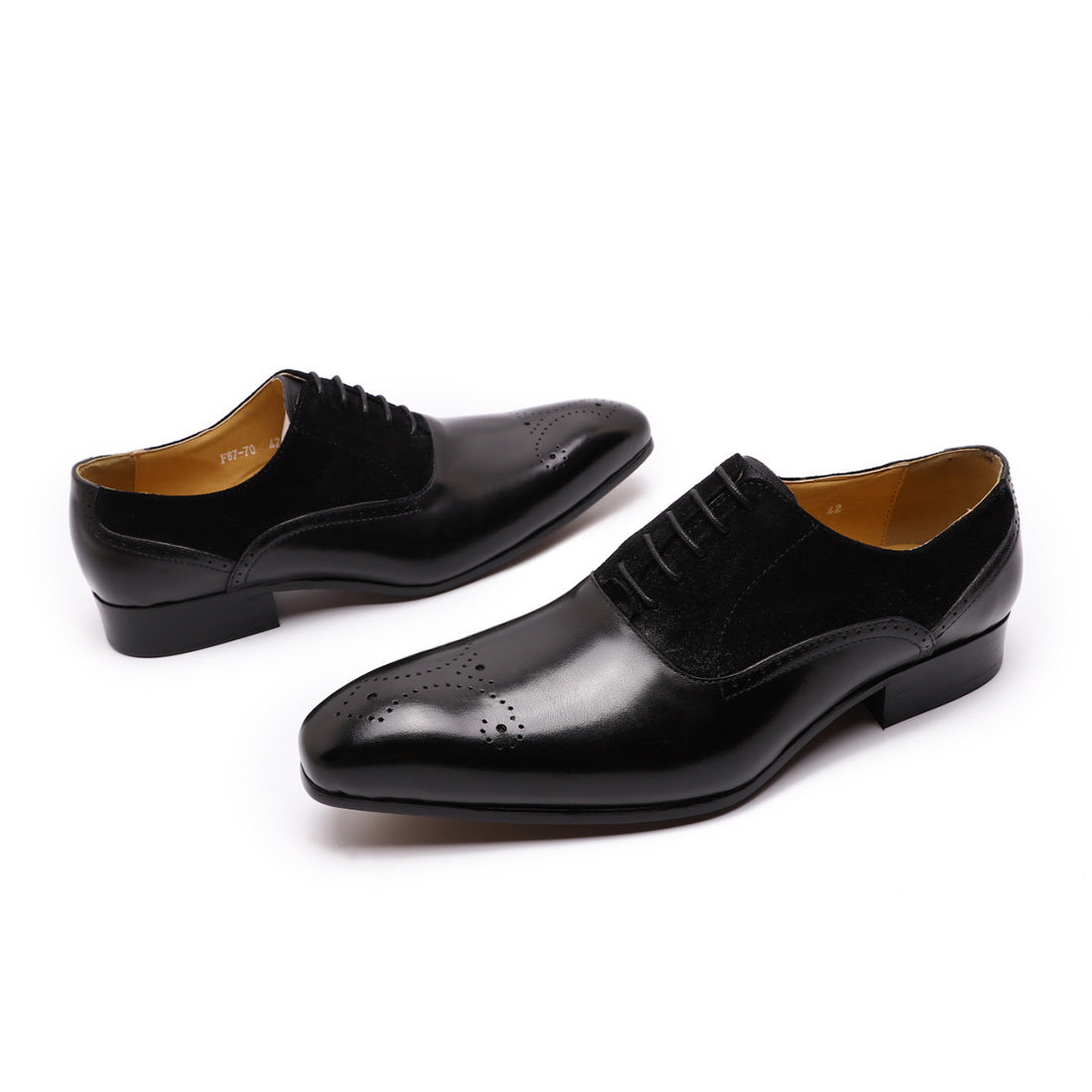 Men's Carved English Brogue  Business Casual   Formal Wedding Shoes