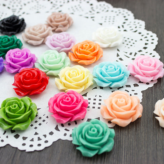 28mm Resin Rose DIY Jewelry Accessories