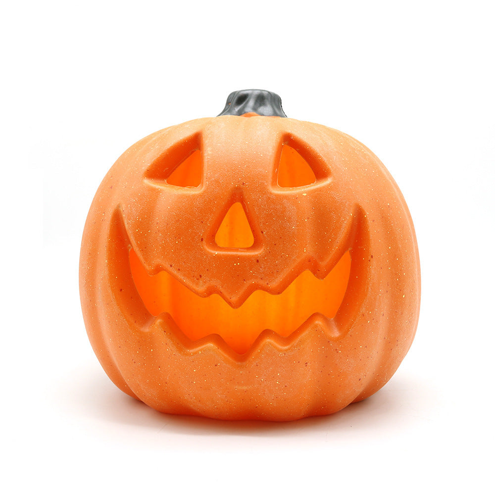 Simulation Pumpkin Lantern Halloween Props Pumpkin LED