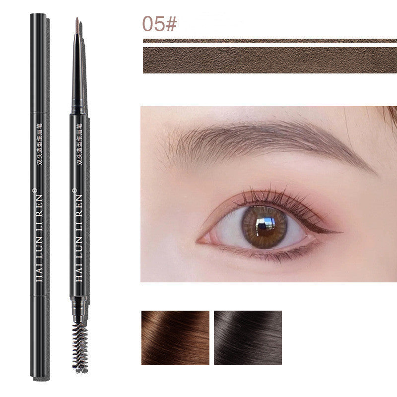 Double Head Cosmetic Pen Ultrafine Head Brow