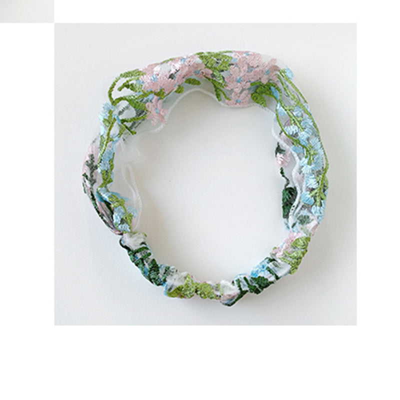 Super fairy embroidery headband women