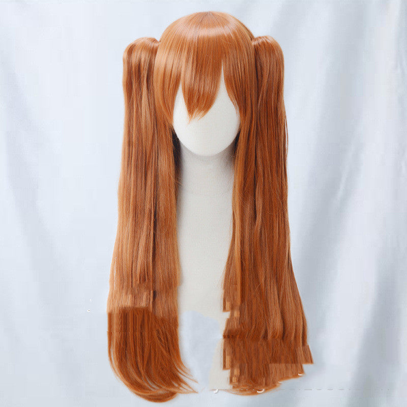 Double Ponytail Split Type High Temperature Silk Cosplay Wig