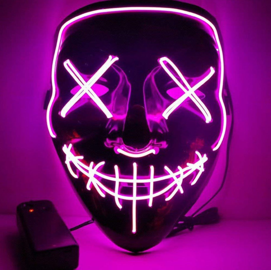 Halloween Horror Glowing Mask V Shape