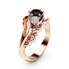 Rose Gold Zircon Ring