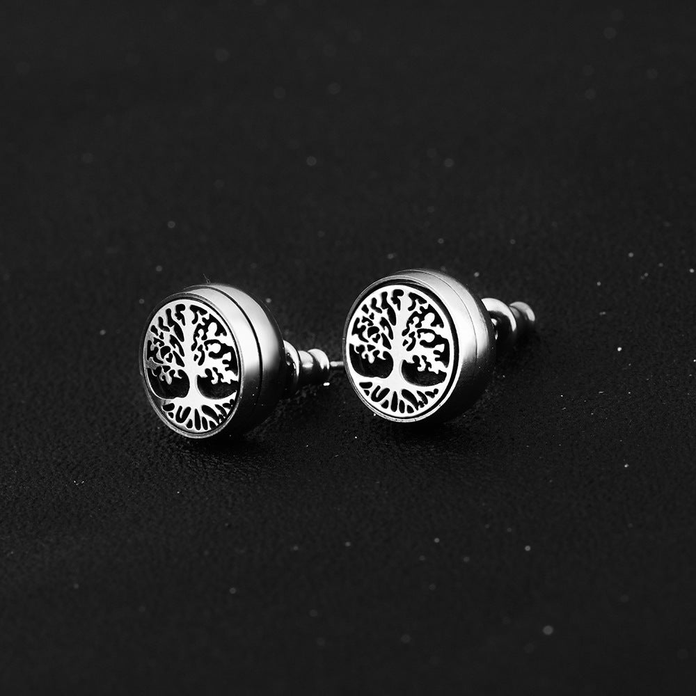 Stainless Steel Aromatic Earrings