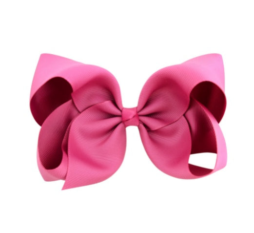 6 Inch Bow Hairpin for Children - 30 Colors, European Style