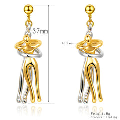 Lovers embrace Earrings