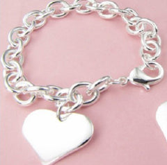 Heart-shaped necklace heart-shaped bracelet