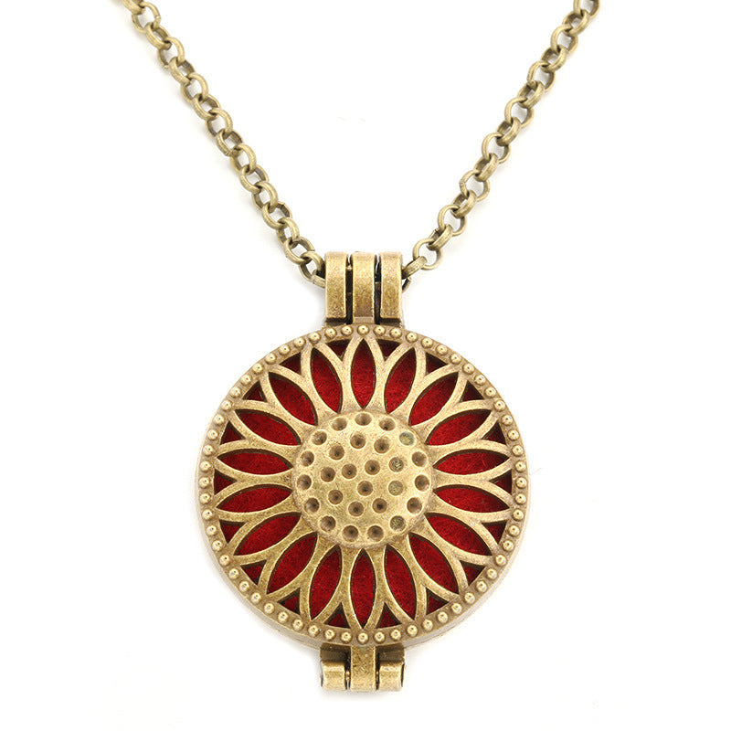 Fashion Personality Fragrance Kaleidoscope Vintage Necklace