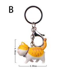 Super Cute Fat Cat Doll Keychain Pendant