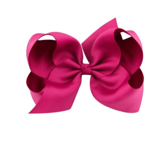 6 Inch Bow Hairpin for Children - 30 Colors, European Style