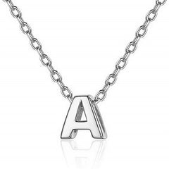 Gold 26 Letter Pendant Necklace European And American Simple