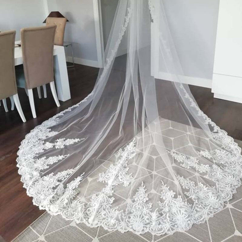 Bridal Soft Trailing European-style Veil Wedding Accessories