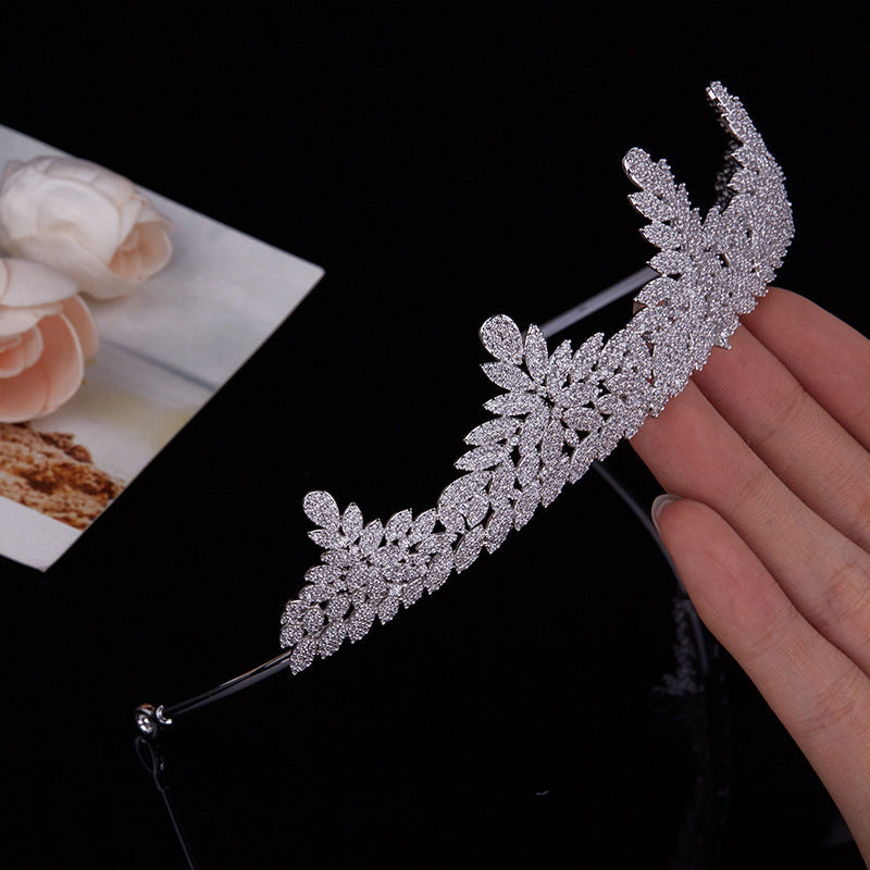 Europe And The United States Simple High-end Hair Accessories Bride Wedding Headdress