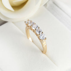 Ladies Fashion Personality Jewelry Zircon Ring