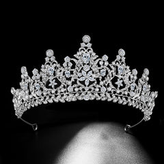 Bridal Crown With Diamond Hair Band