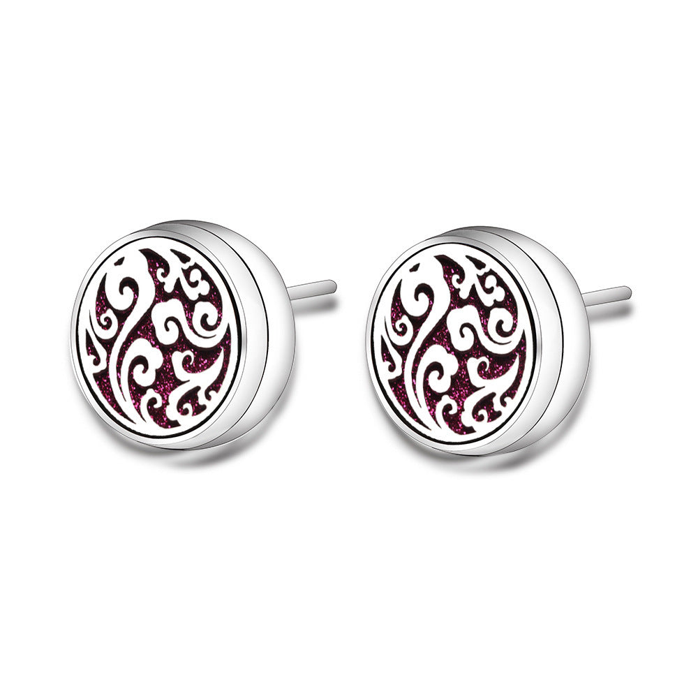 Stainless Steel Aromatic Earrings