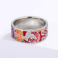 Fashion Personality New Enamel Ring Ladies