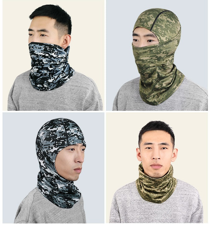 Outdoor Fleece Bib Cold And Haze Mask Riding Headgear