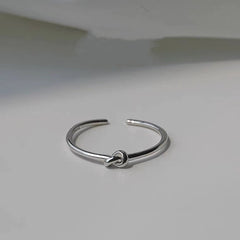 Sterling Silver Little Complex Women's Fashion Ring