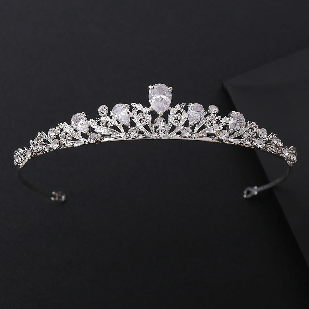 G250 Bridal Alloy Zircon Gaoshi Small Crown Hair Band