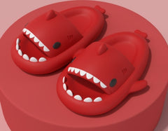 Adult's Slippers Tide Indoor And Outdoor Funny Shark Slippers