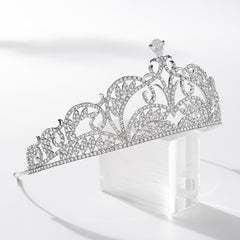 High-end Luxury Bridal Zircon Big Crown