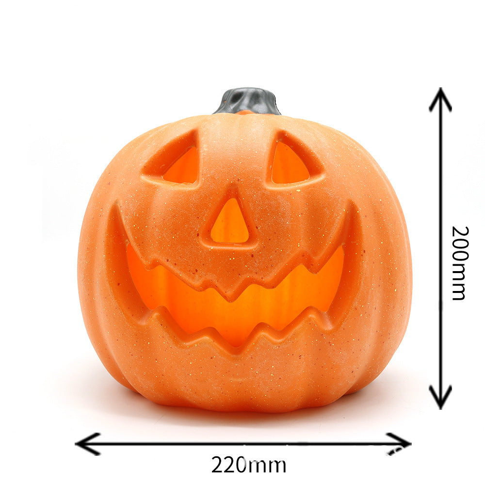 Simulation Pumpkin Lantern Halloween Props Pumpkin LED