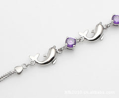 925 Sterling Silver Short Silver Jewelry Bracelet 