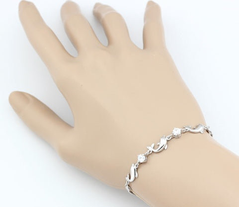 925 Sterling Silver Women's Silver Jewelry Bracelet 