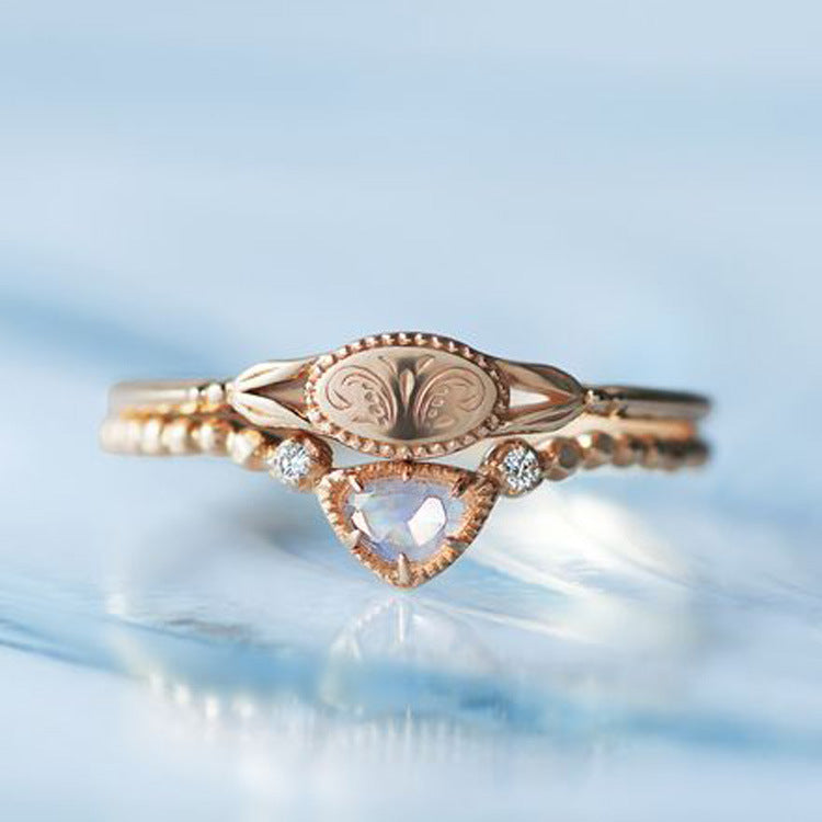 925 silver Moonstone Ring