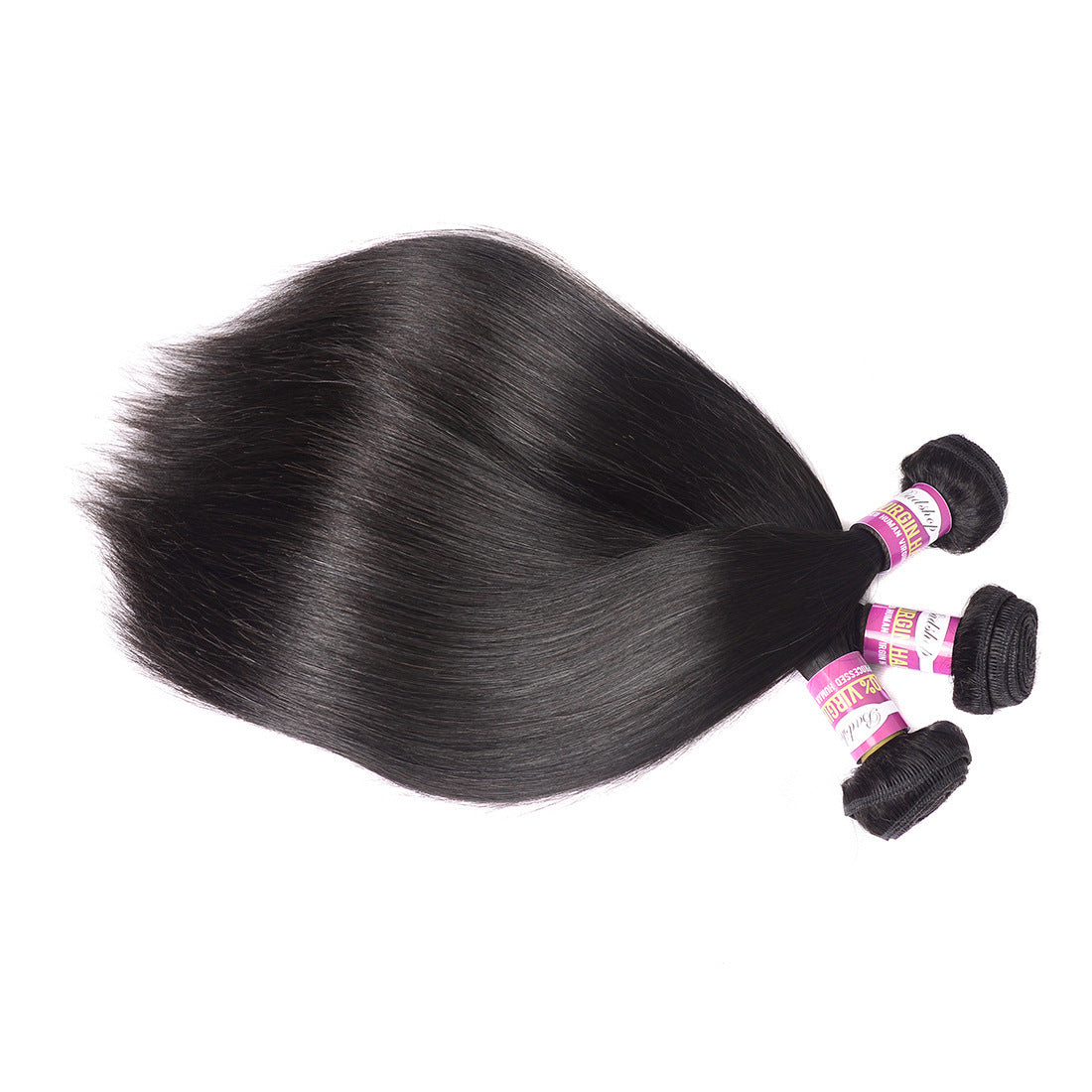 Wig Real Human Hair Extension Straight Bundle 50g