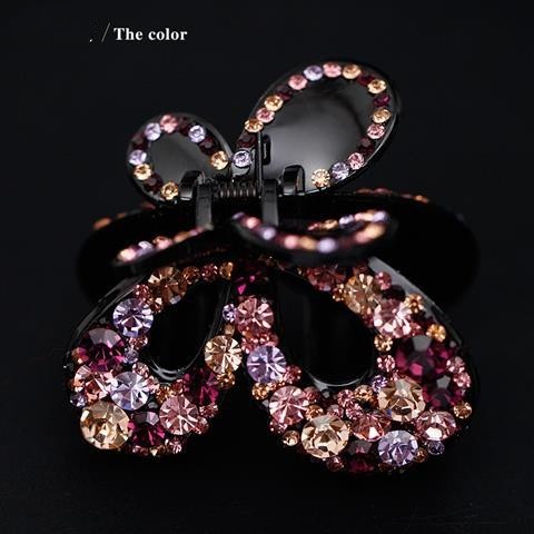 Butterfly Hair Claw Hair Band Rhinestone Barrettes