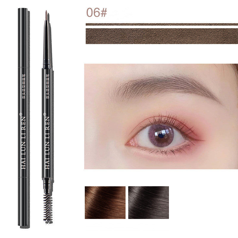 Double Head Cosmetic Pen Ultrafine Head Brow