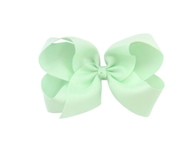 6 Inch Bow Hairpin for Children - 30 Colors, European Style