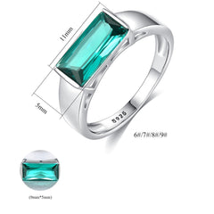 Square design ring