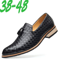 British Style Casual Fashion Cross-border Tassels Men's Pointed Small Leather Shoes With Feet