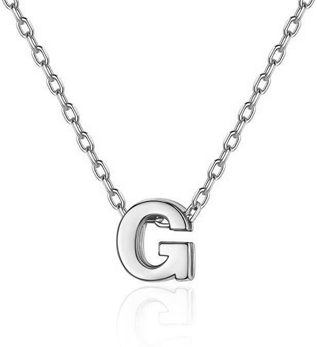 Gold 26 Letter Pendant Necklace European And American Simple