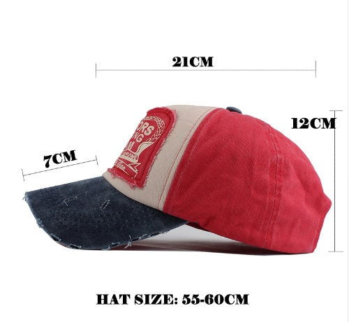 Adjustable cotton cap 